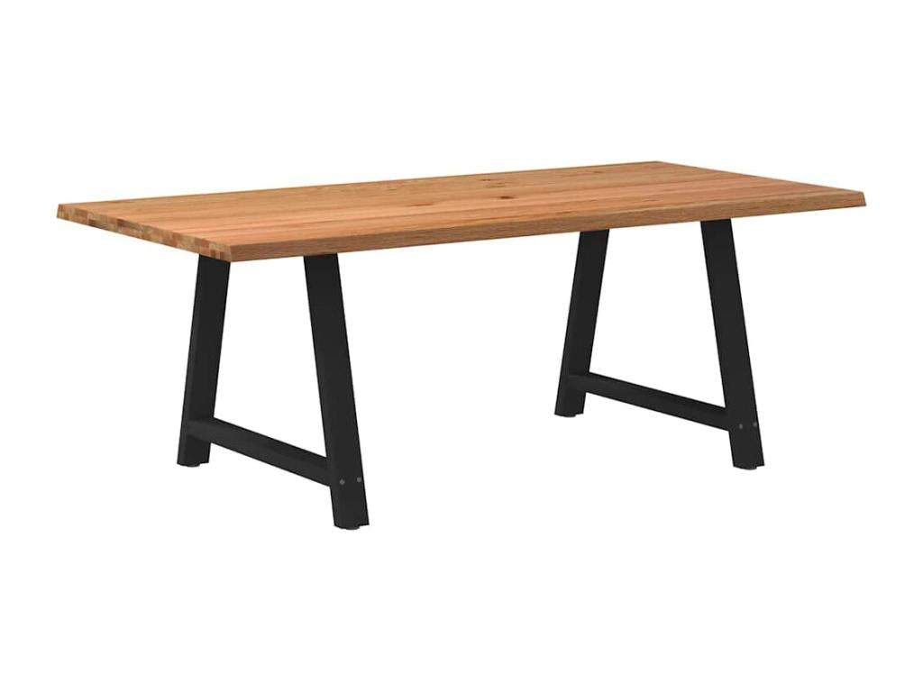 Tavolo da pranzo in legno di quercia marrone