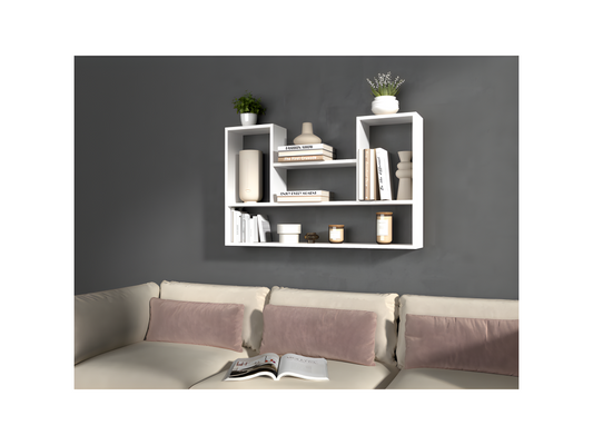 Libreria bianca, 100 x 60 x 16 cm