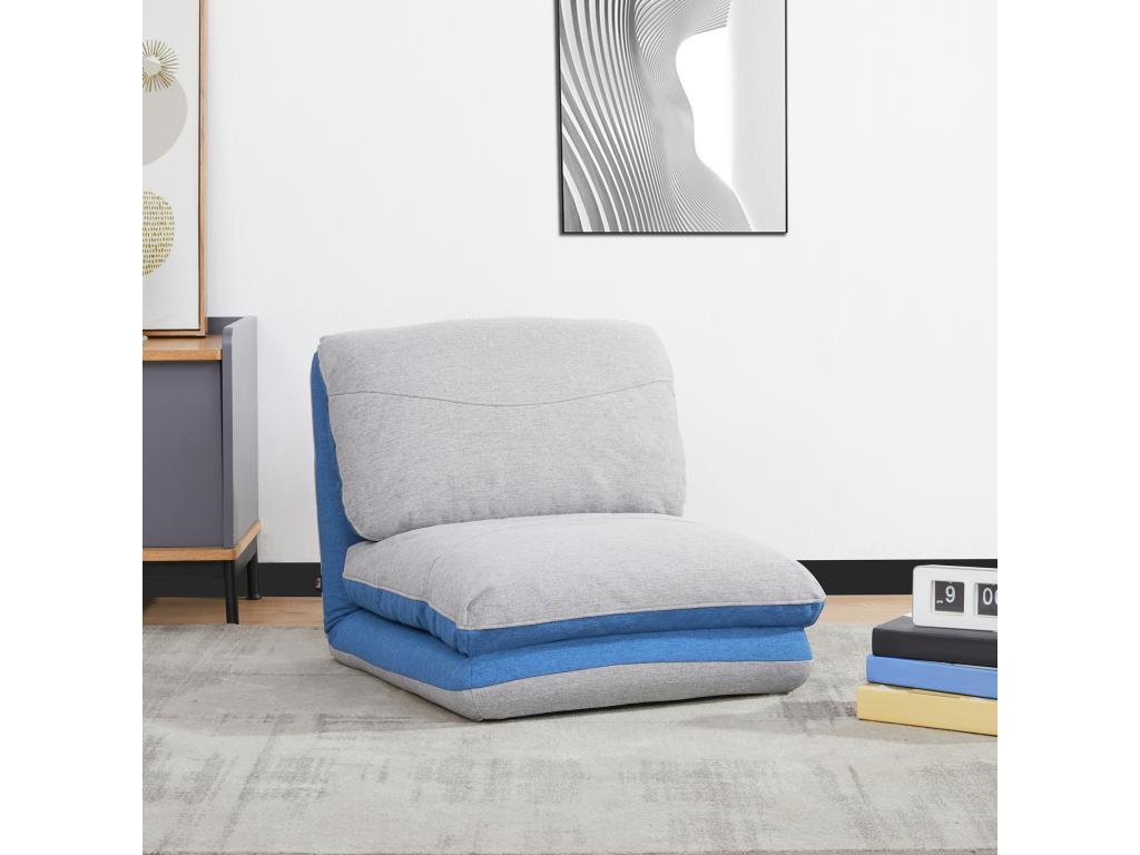 Materasso in tessuto grigio