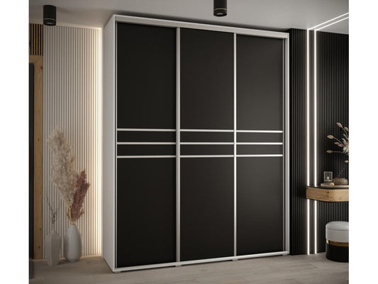 Armadio nero, 200 x 45 x 235,2 cm