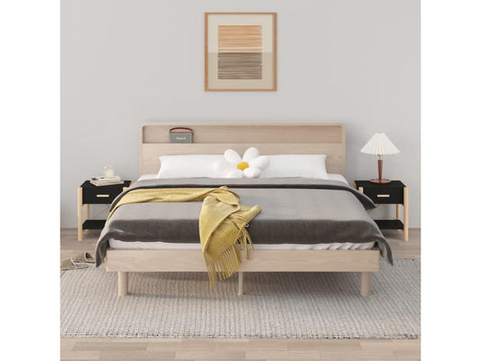 Mobili per la casa in legno ingegnerizzato nero, 42 x 38 x 45 cm