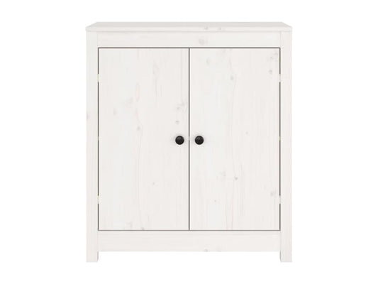 Credenza in legno massello bianco, 70 x 35 x 80 cm