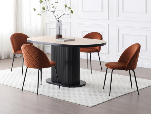 Mobili per la casa in velluto nero