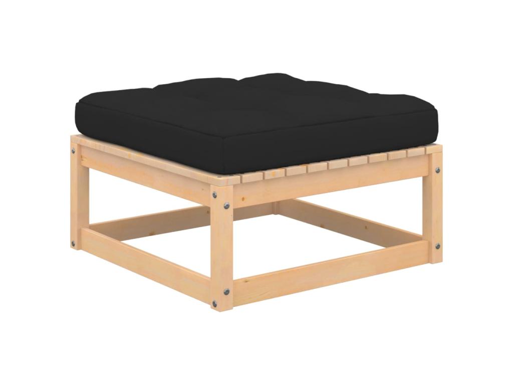 Set di mobili da esterno in legno di pino naturale