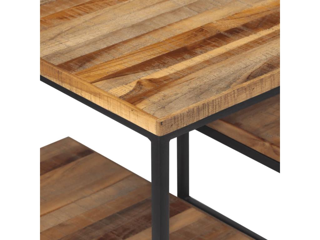 Tavolino laterale marrone, 50 x 50 x 50 cm