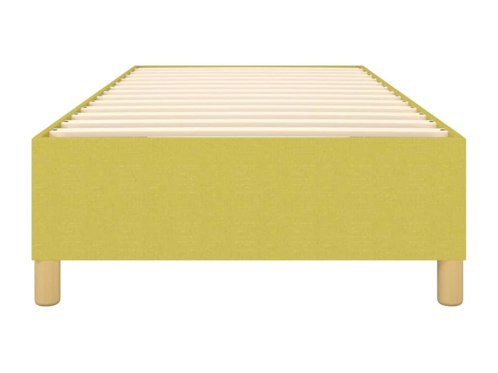 Letto in tessuto verde, 90 x 190 cm