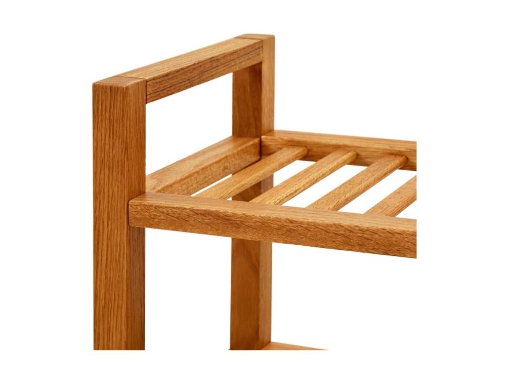 Mobili per la casa in legno di quercia marrone, 100 x 27 x 80 cm