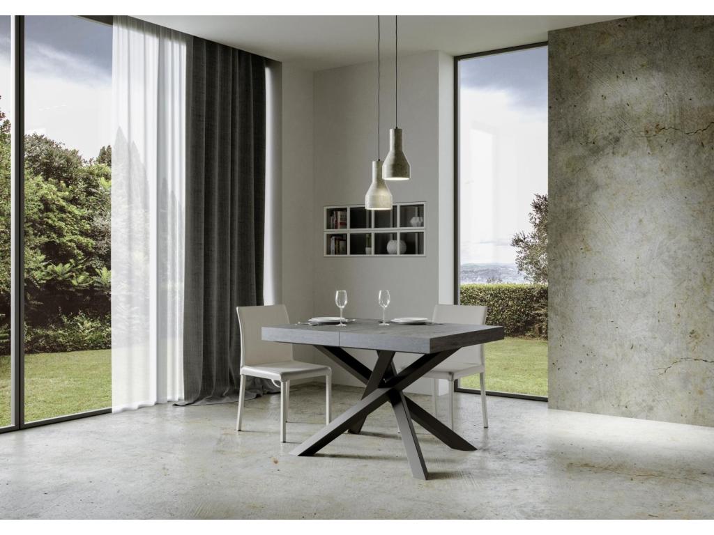 Tavolo grigio, 90 x 130 cm