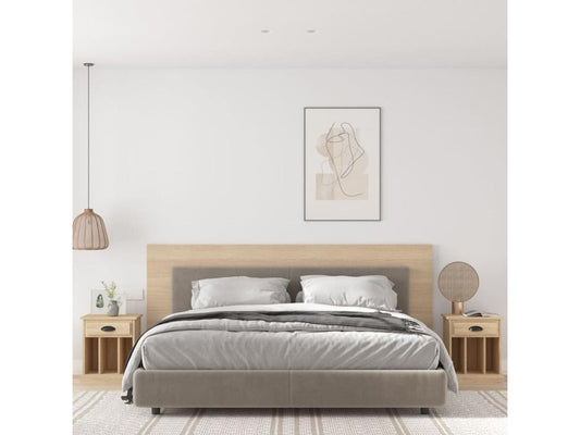 Mobili per la casa in legno di quercia marrone, 43 x 36 x 50 cm