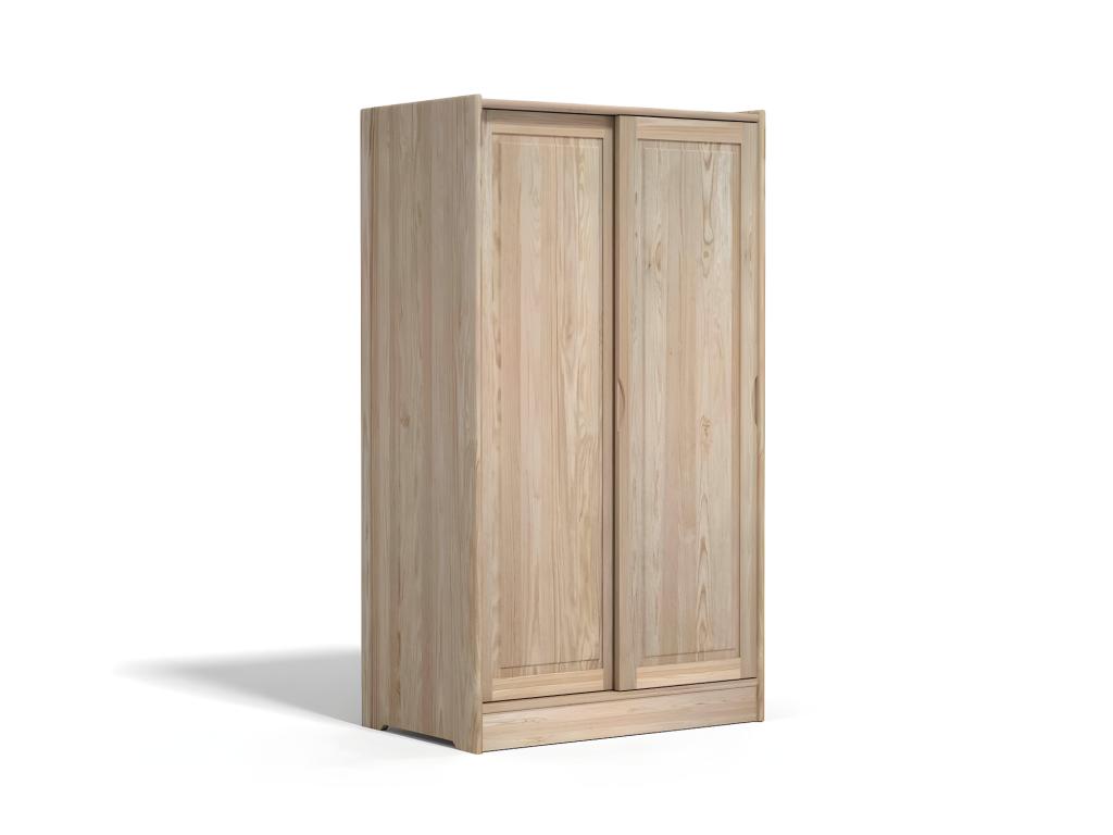 Armadio in legno di pino marrone