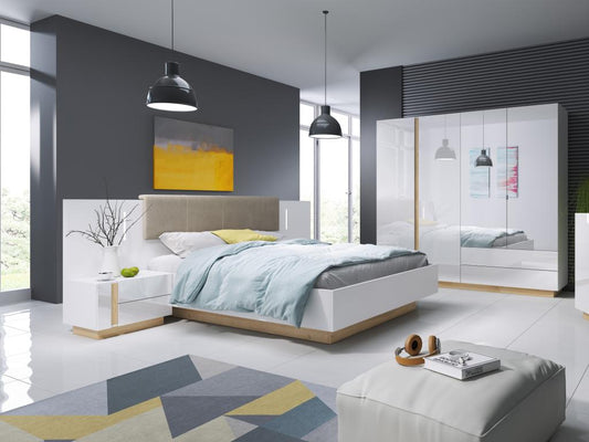 Letto bianco, 160 x 200 cm