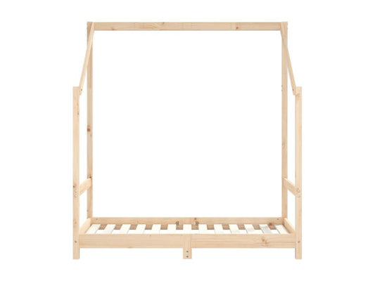 Struttura letto in legno di pino naturale, 70 x 140 cm