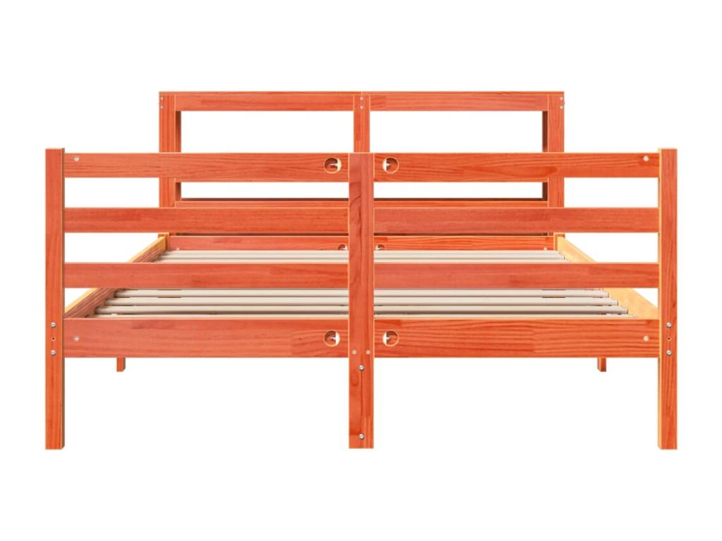 Materasso in legno di pino marrone, 140 x 190 cm