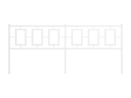 Letto in metallo bianco