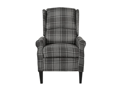 Poltrona in tessuto grigio