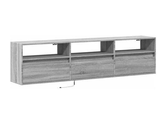 Mobile TV grigio, 180 x 31 x 45 cm