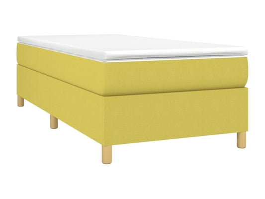 Letto in tessuto verde, 90 x 190 cm