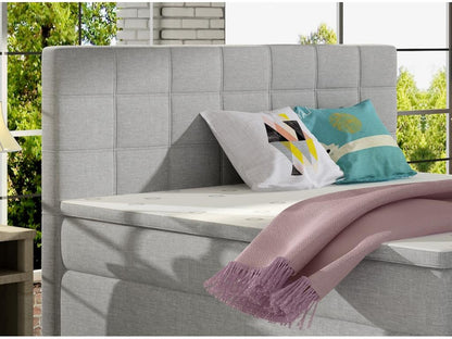 Materasso in tessuto grigio, 140 x 200 cm