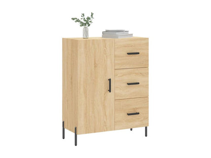 Credenza in legno ingegnerizzato marrone, 69,5 x 34 x 90 cm