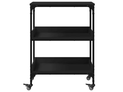 Mobili per la casa in legno ingegnerizzato nero, 60 x 41 x 80,5 cm