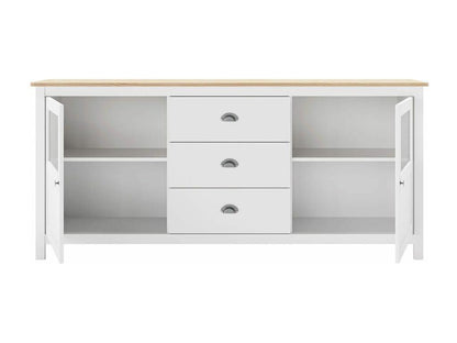 Credenza in legno di pino bianco