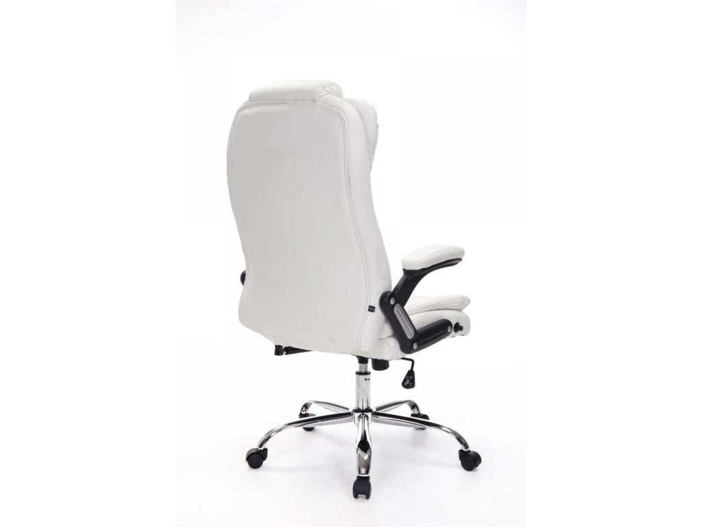 Sedia in similpelle bianca