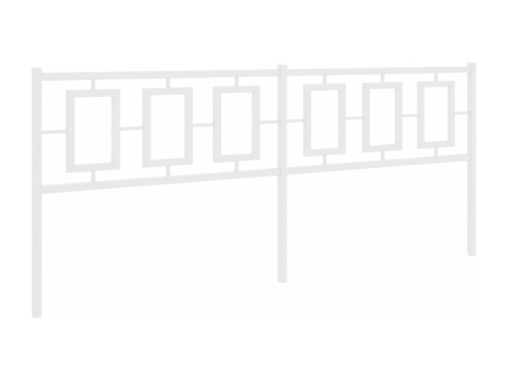 Letto in metallo bianco