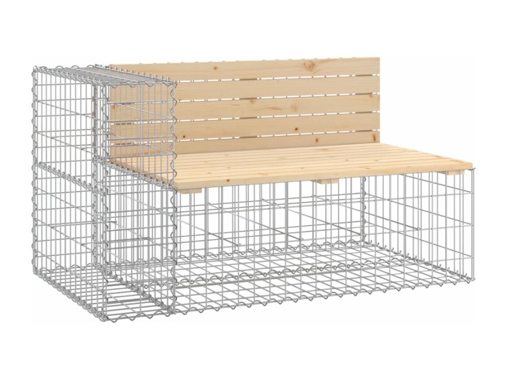 Panca in legno massello naturale, 244 x 71 x 65,5 cm