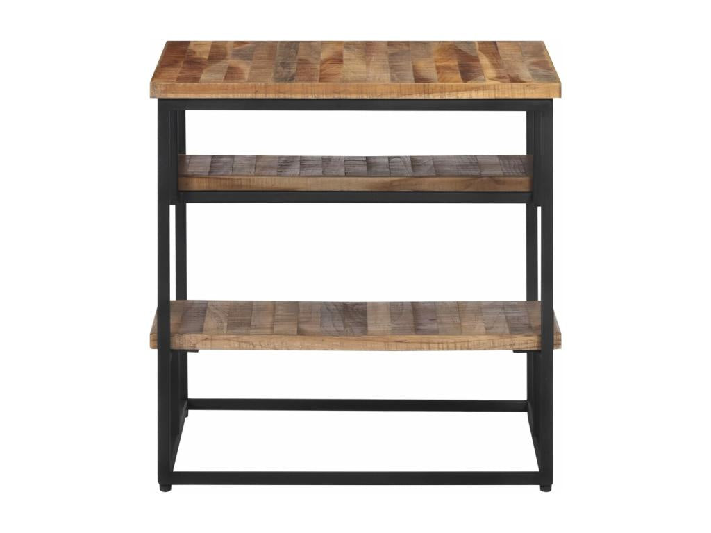 Tavolino laterale marrone, 50 x 50 x 50 cm