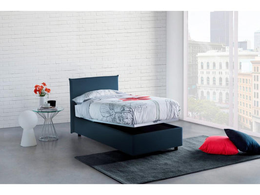 Materasso in tessuto blu, 160 x 200 cm