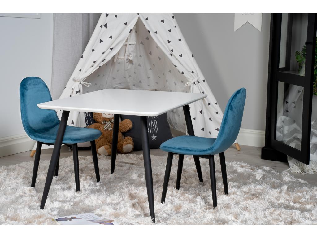 Sedia blu, 33 x 58 x 60 cm