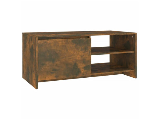 Tavolino da caffè in legno ingegnerizzato marrone, 102 x 50 x 45 cm