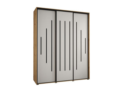 Armadio nero, 190 x 45 x 235,2 cm