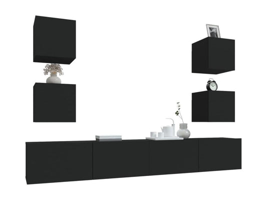 Mobili per la casa in legno ingegnerizzato nero