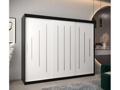 Armadio nero, 250 x 62 x 200 cm