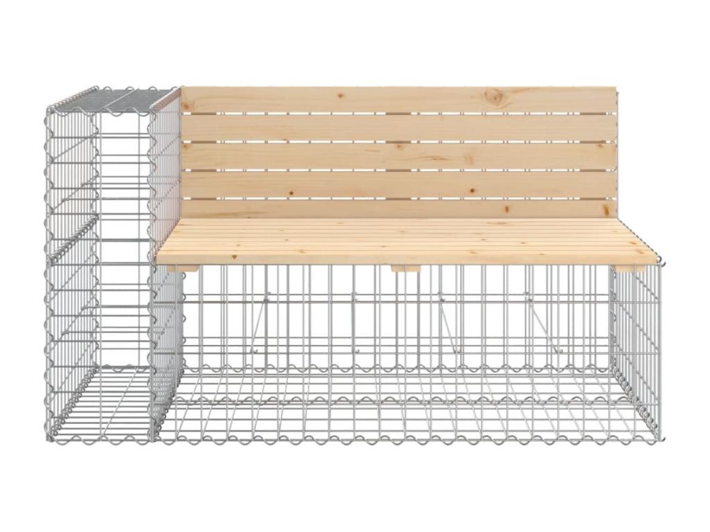 Panca in legno massello naturale, 244 x 71 x 65,5 cm
