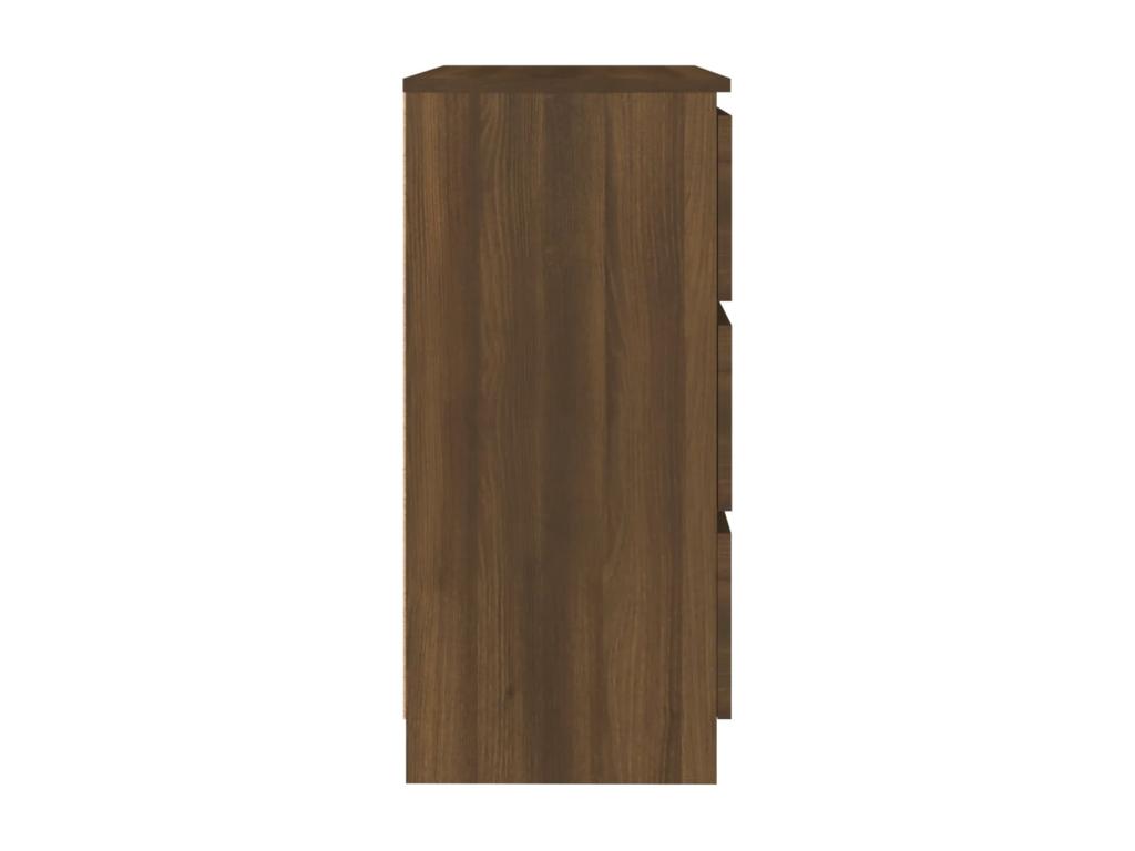 Credenza in legno ingegnerizzato marrone, 60 x 35 x 76 cm