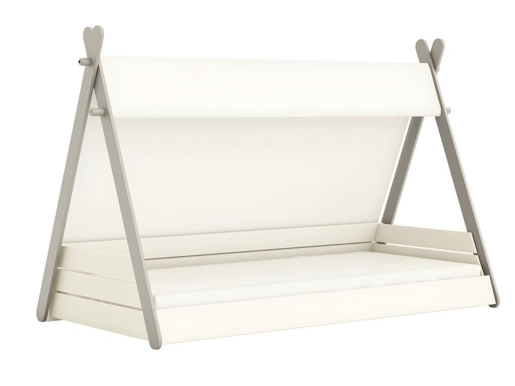 Letto bianco, 220,2 x 140 x 113,3 cm