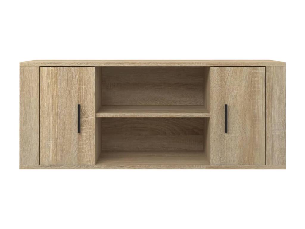 Mobile TV in legno ingegnerizzato marrone, 100 x 35 x 40 cm