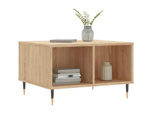 Tavolino da caffè in legno ingegnerizzato marrone, 60 x 50 x 36,5 cm