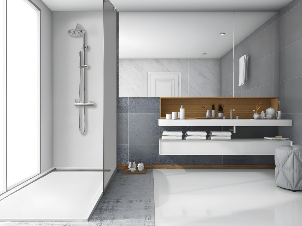 Mobili per la casa in marmo beige, 70 x 165 cm