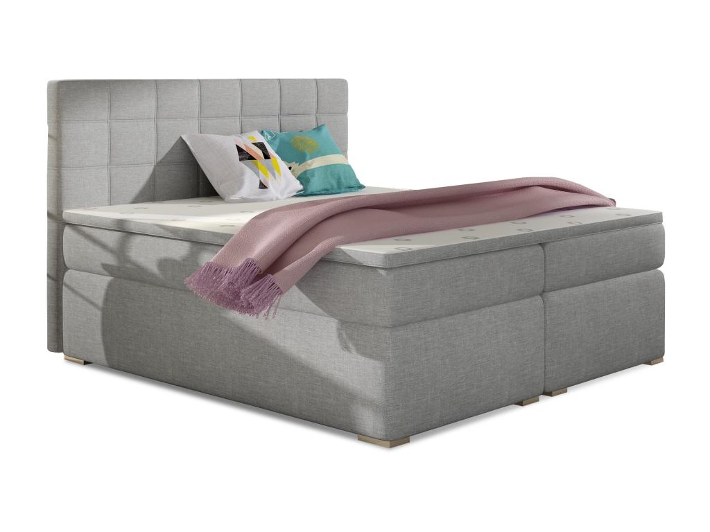 Materasso in tessuto grigio, 140 x 200 cm