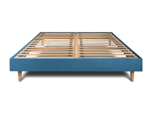 Mobili per la casa in velluto blu, 180 x 200 cm