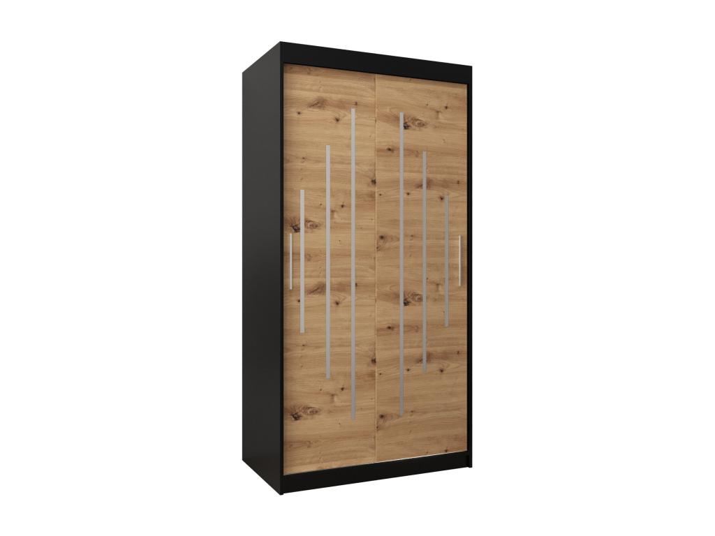 Armadio nero, 100 x 62 x 200 cm