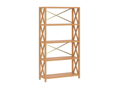 Mobili per la casa in legno di quercia naturale, 80 x 30 x 146 cm