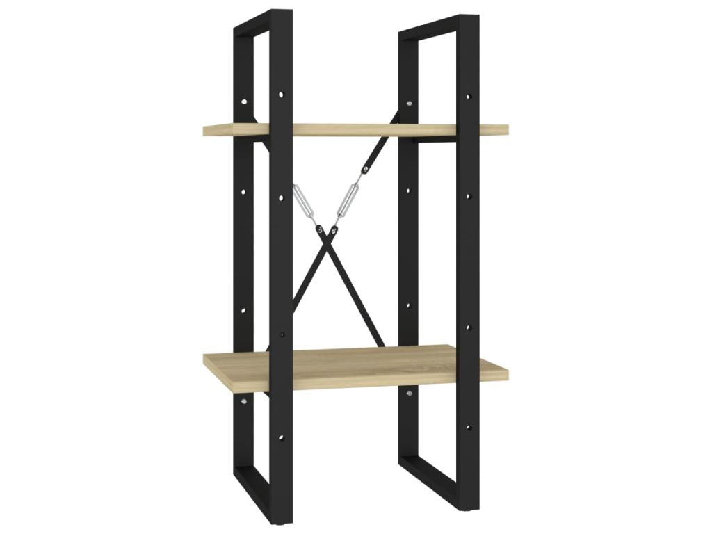 Libreria in legno di rovere naturale, 40 x 30 x 70 cm