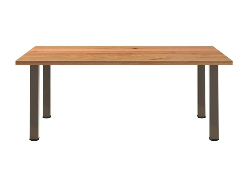 Tavolo da pranzo in legno di quercia marrone