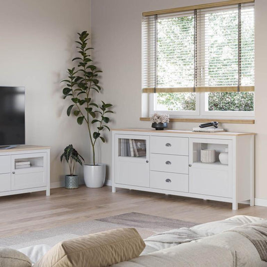 Credenza in legno di pino bianco