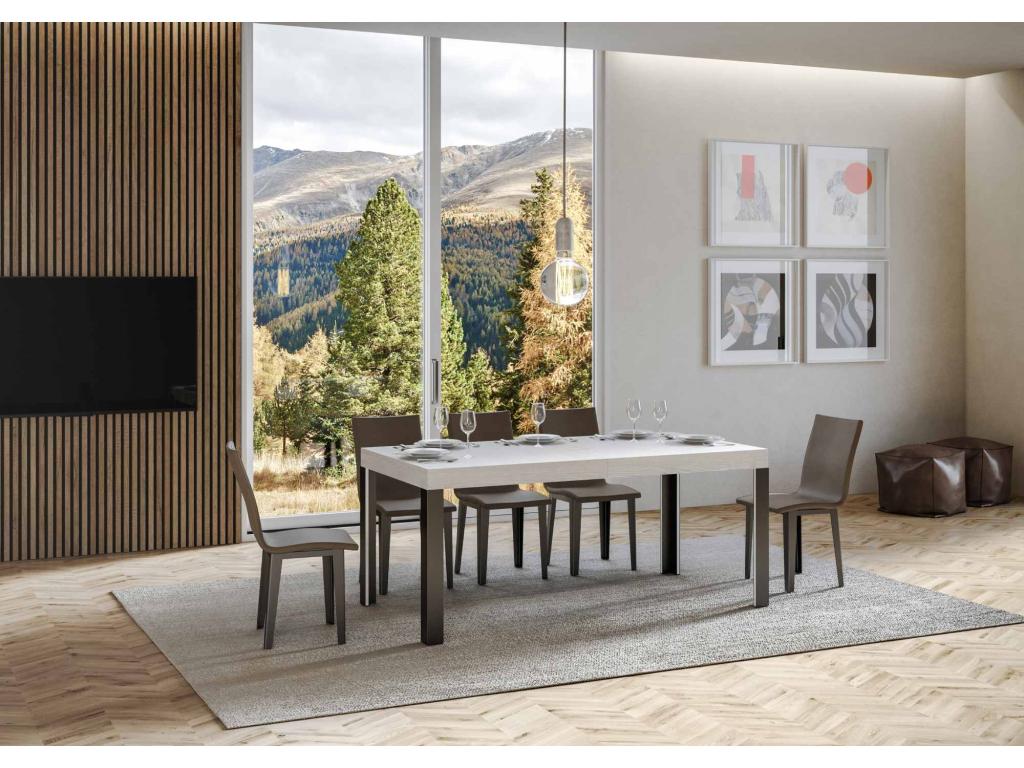 Tavolo bianco, 80 x 160 cm