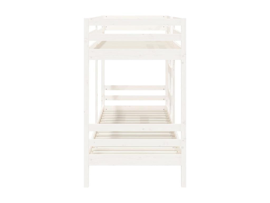 Letto in legno di pino bianco, 75 x 190 cm